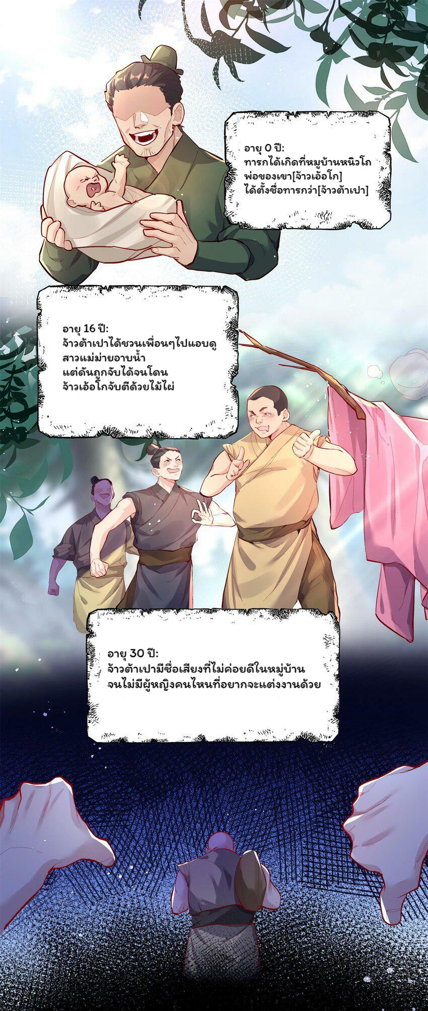 ระบบทำนายดวงชะตา ทำไมอีกพันปีข้างหน้าข้ากลายเป็นสามีของจักพรรดินีเก้าหางได้ล่ะ! ตอนที่ 1 หน้า 13