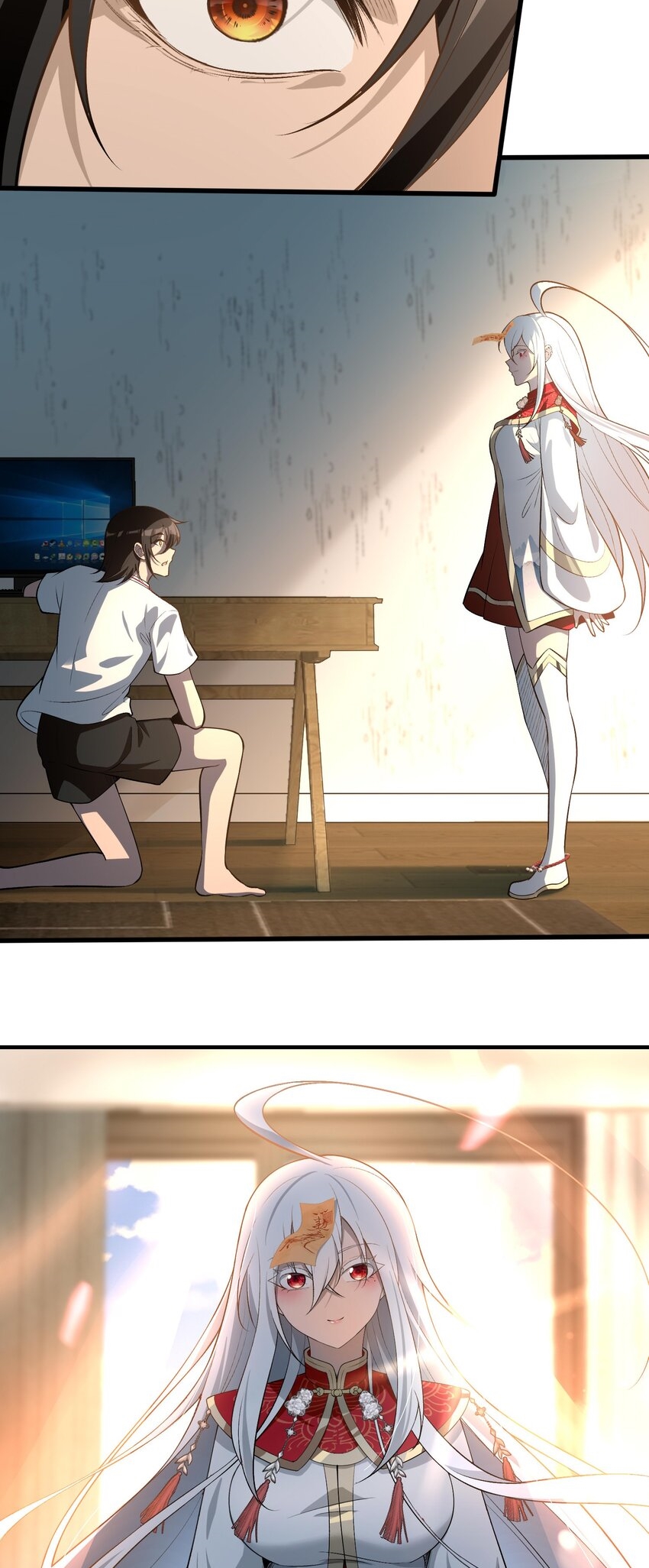 During the live broadcast, I proposed to the female ghost - she really agreed?! ตอนที่ 18 หน้า 29