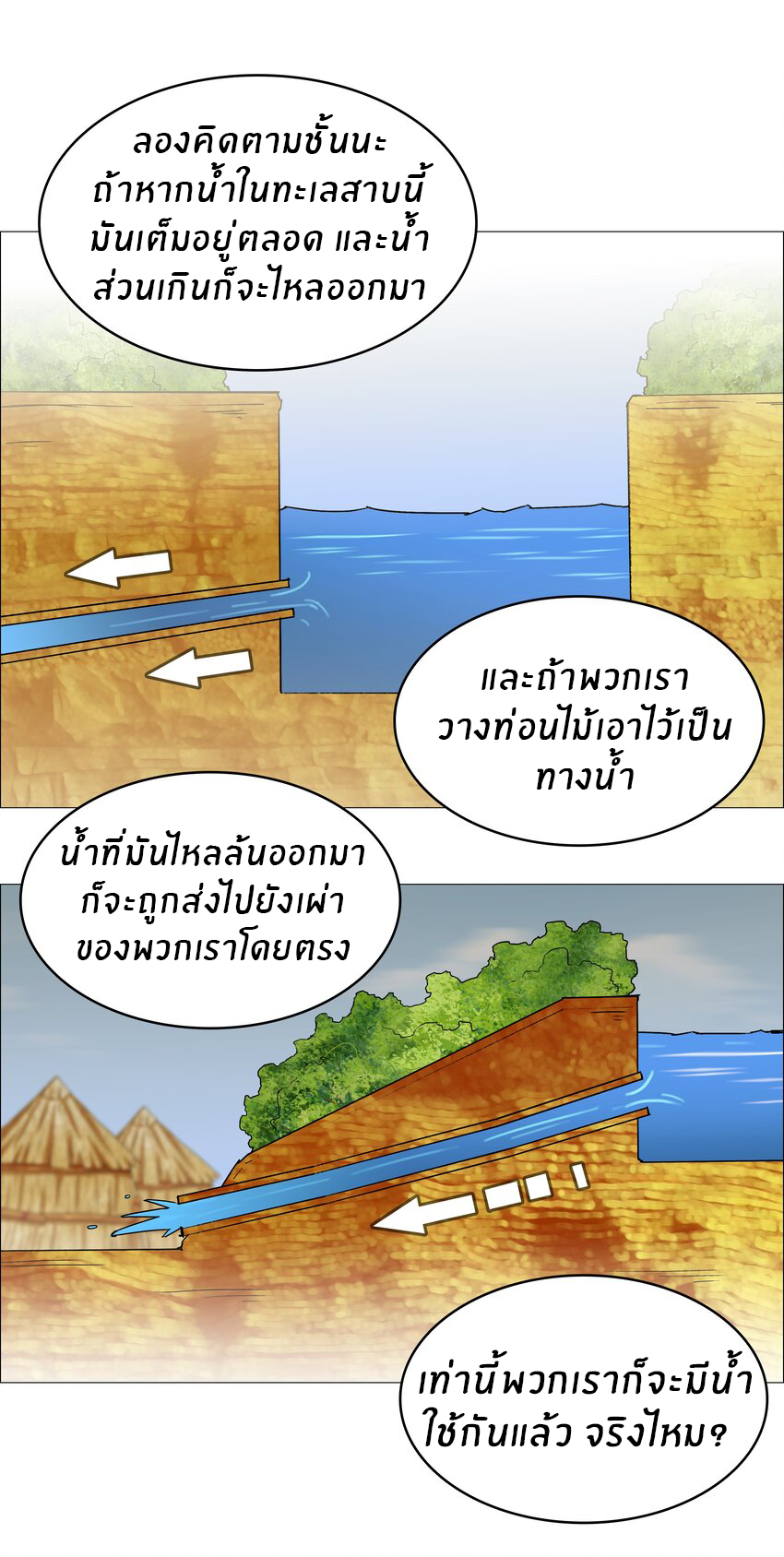 I was the village chief in a primitive society (ชนต้นฉบับ) ตอนที่ 14 หน้า 22
