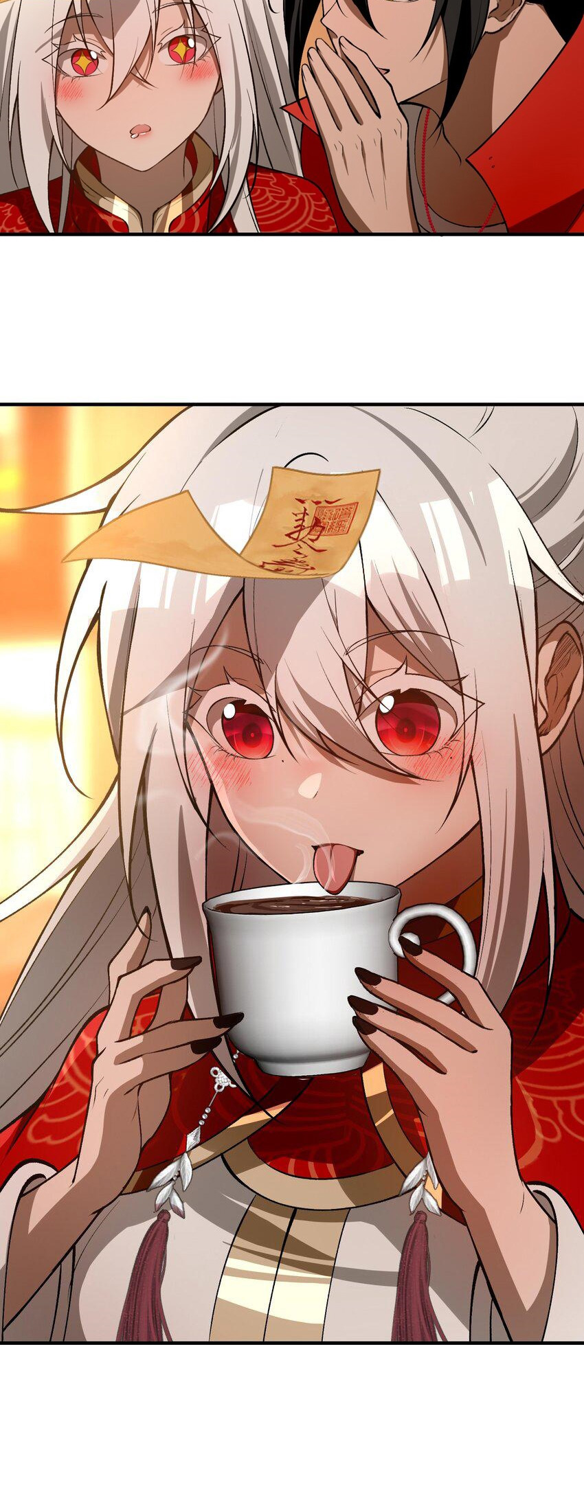 During the live broadcast, I proposed to the female ghost - she really agreed?! ตอนที่ 25 หน้า 15