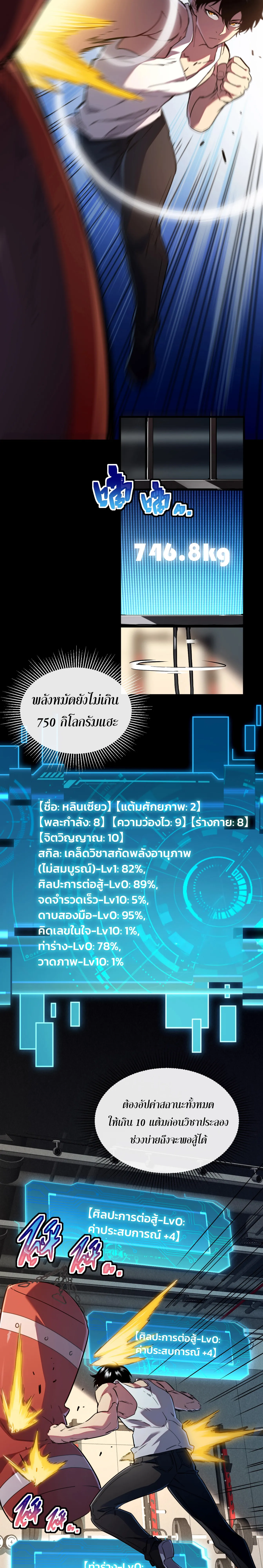 [อ่านฟรี] ฮันเตอร์วันสิ้นโลก: ฉันมีระบบค่าประสบการณ์ ตอนที่ 1 หน้า 29