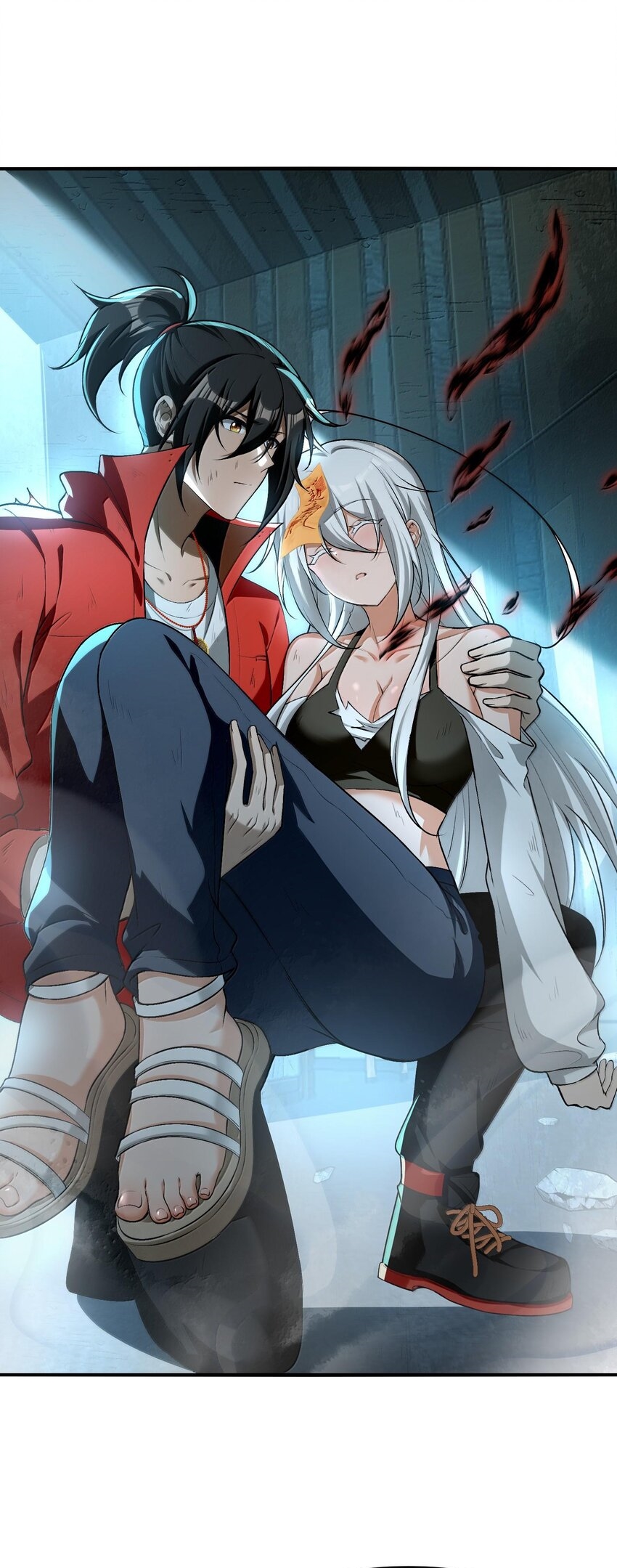 During the live broadcast, I proposed to the female ghost - she really agreed?! ตอนที่ 36 หน้า 2