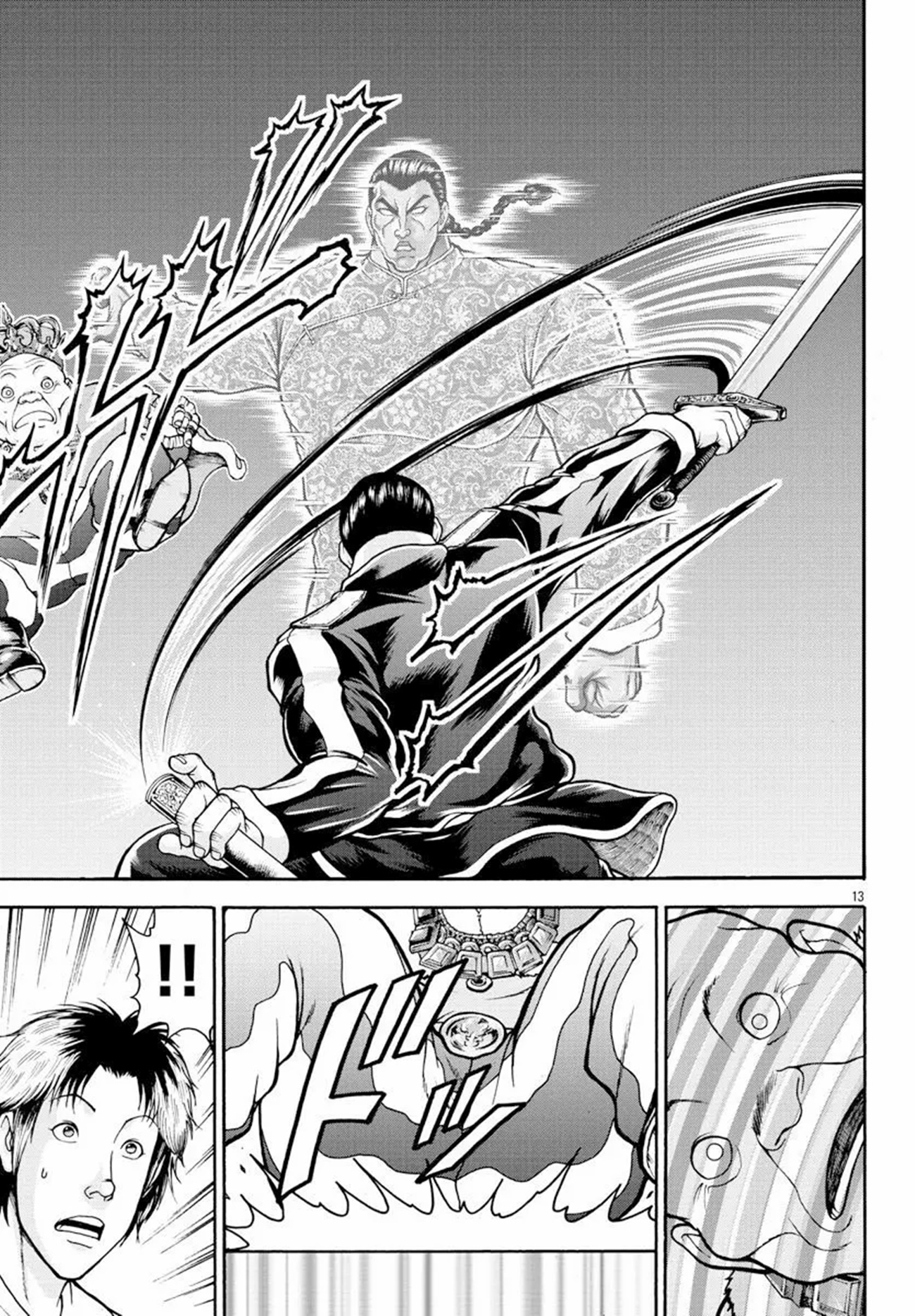 Baki Gaiden: Retsu Kaiou wa Isekai Tensei Shitemo Ikkou ni Kamawan ตอนที่ 11 หน้า 13