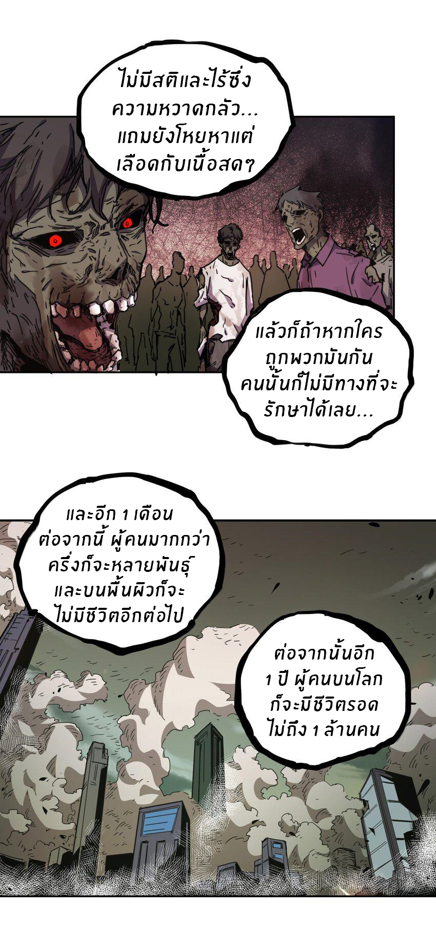 (ทันต้นฉบับ)The catastrophe of the doomsday, the rebirth of me turned the whole family into a boss! ตอนที่ 1 หน้า 45