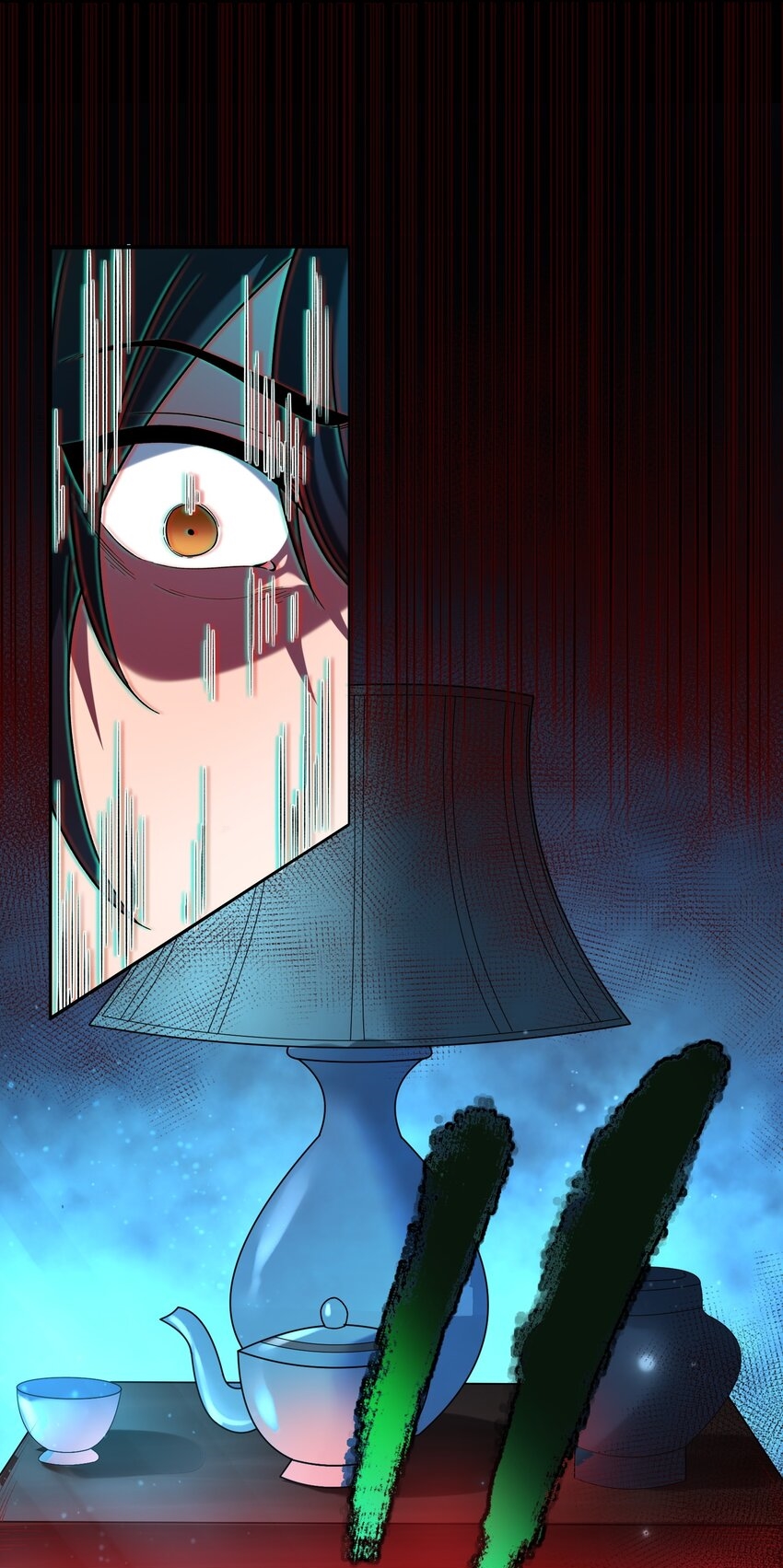 During the live broadcast, I proposed to the female ghost - she really agreed?! ตอนที่ 31 หน้า 53