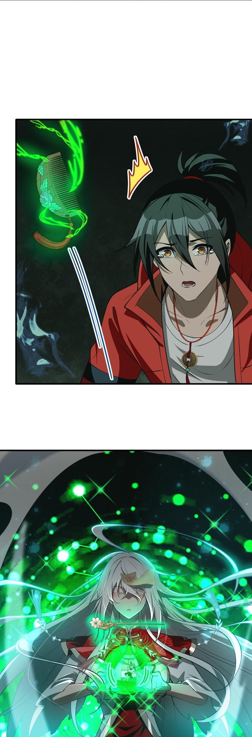 During the live broadcast, I proposed to the female ghost - she really agreed?! ตอนที่ 21 หน้า 54