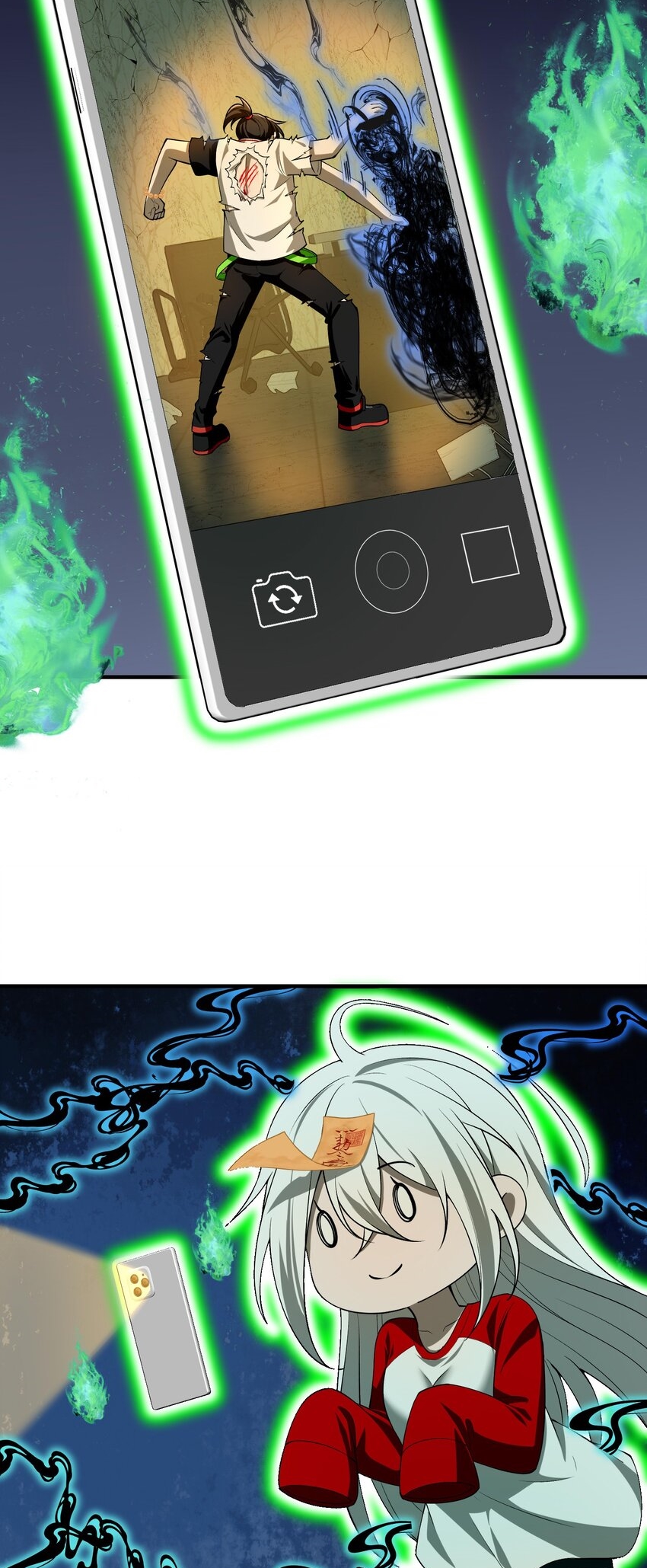 During the live broadcast, I proposed to the female ghost - she really agreed?! ตอนที่ 9 หน้า 24