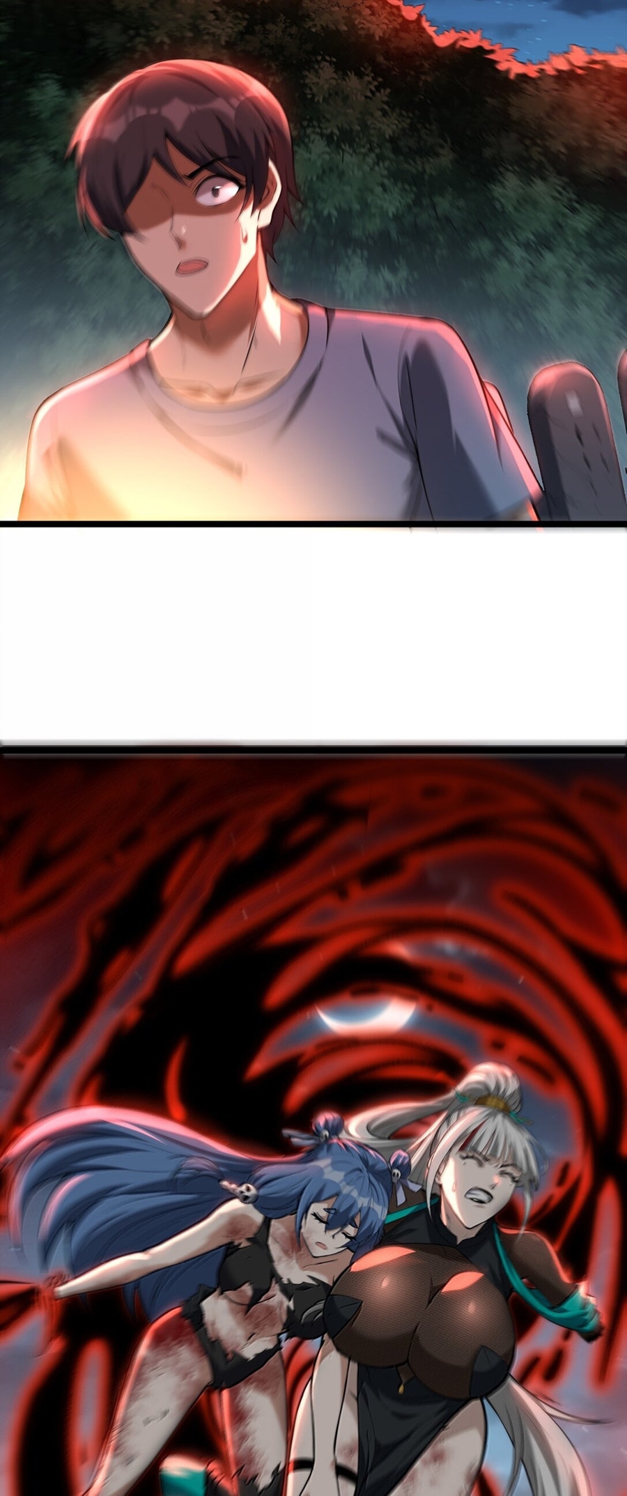 During the live broadcast, I proposed to the female ghost - she really agreed?! ตอนที่ 54 หน้า 35