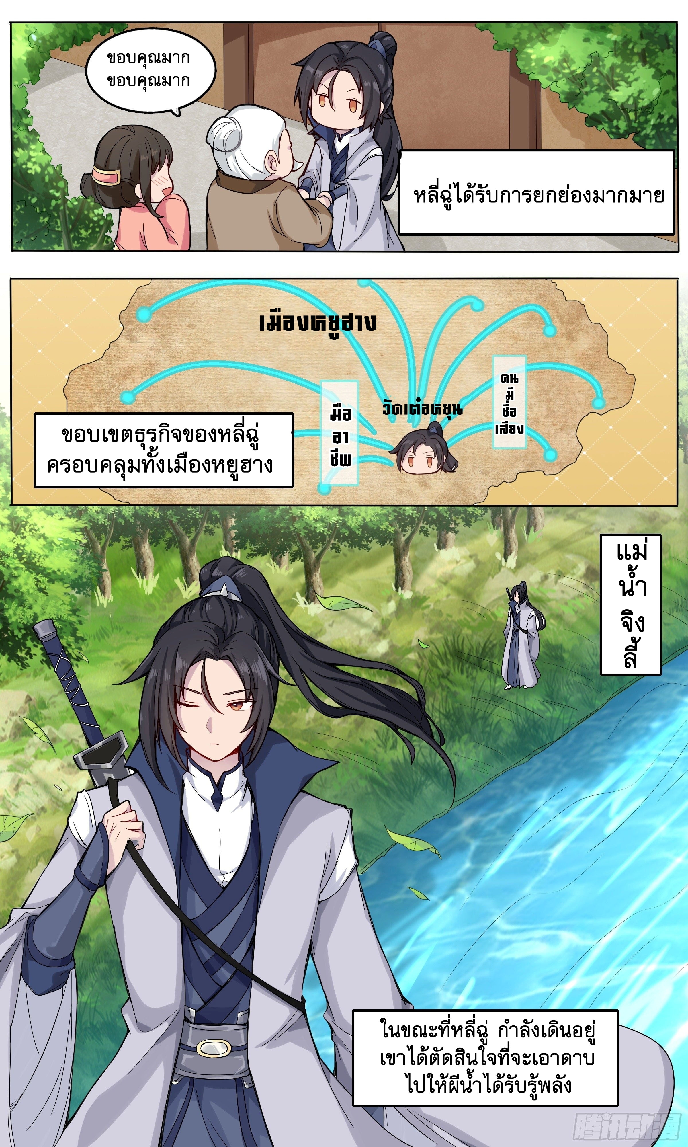 ข้าไม่ได้อยากเป็นเทพแห่งดาบ ตอนที่ 49 หน้า 2