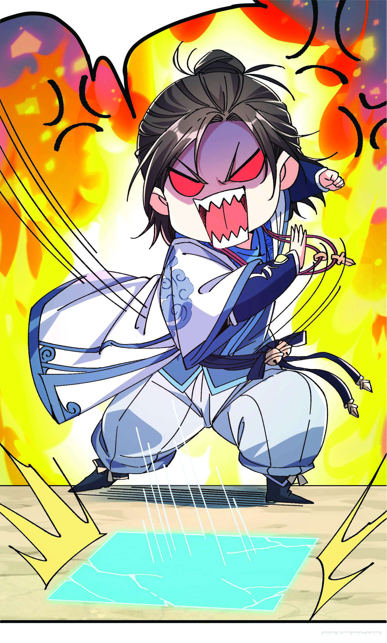 ฉันอยู่ในโลกฝนตน เเต่ต้องพึ่งพาลูกศิษย์เพื่อความอยู่รอด ตอนที่ 1 หน้า 43