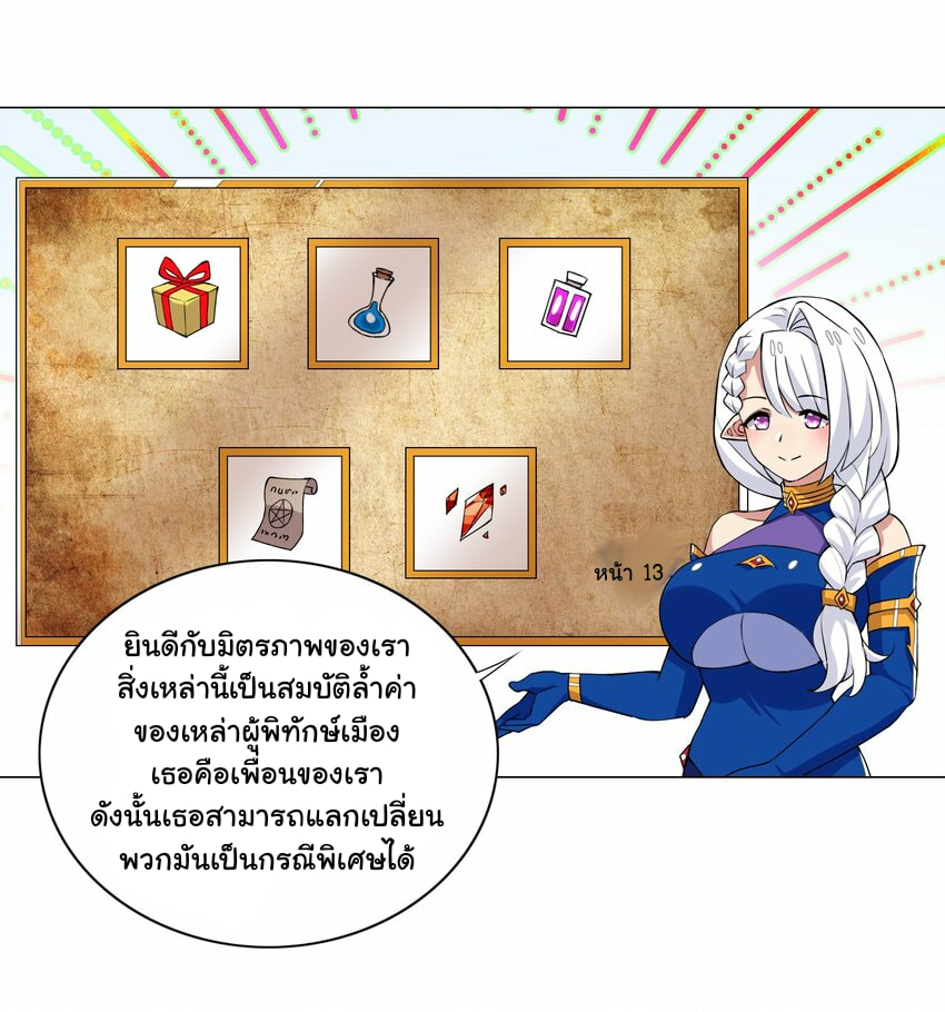 ผมเกิดใหม่เป็นสุดยอดเทพและตัวละครในเกมของผมเป็นเจ้าหญิงแห่งโชคที่มีค่าโชค666นะคร๊าบบ ตอนที่ 12 หน้า 15
