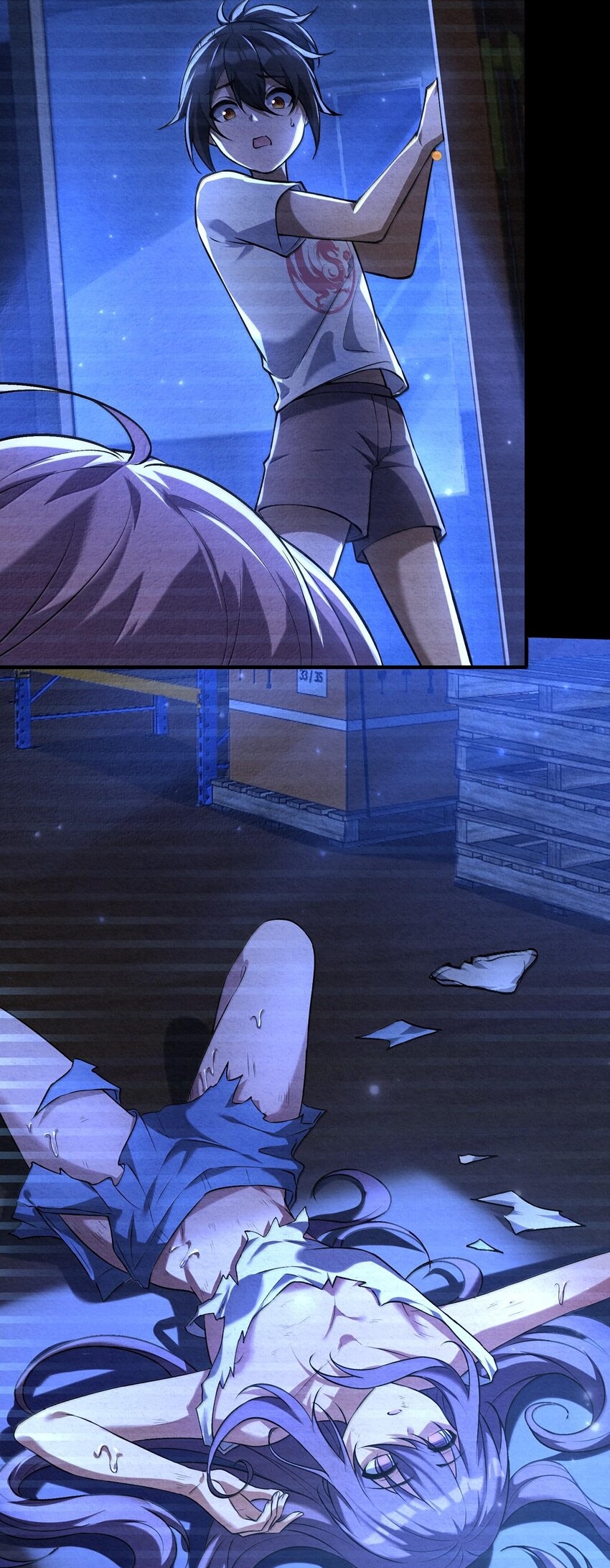 During the live broadcast, I proposed to the female ghost - she really agreed?! ตอนที่ 37 หน้า 15